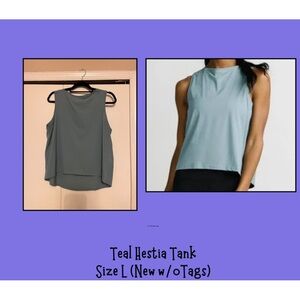 ZYIA Teal Hestia Tank (L) N w/o tags